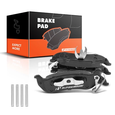 4 Pcs Rear Ceramic Brake Pads with Sensor