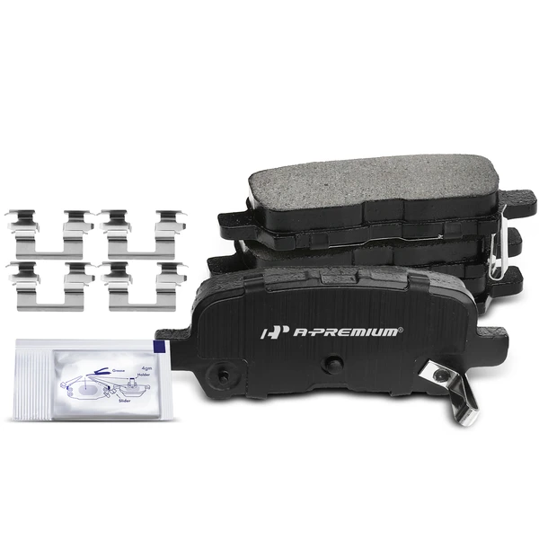 4 Pcs Rear Ceramic Brake Pads for Buick Allure Chevrolet Impala Limited Pontiac