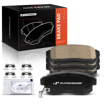 4 Pcs Rear Ceramic Brake Pads