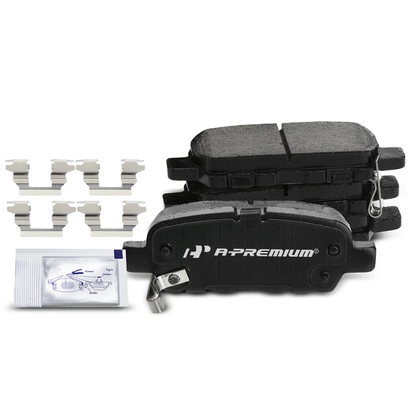 4 Pcs Rear Ceramic Brake Pads with Sensor for 2007-2019 Nissan Sentra