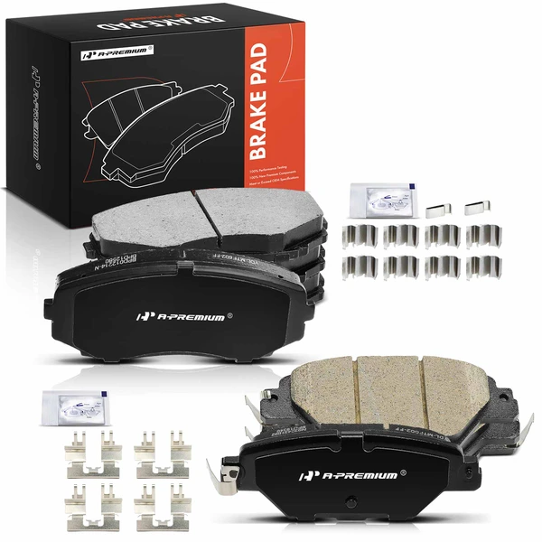 8 Pcs Front & Rear Ceramic Brake Pads for 2016-2022 Mazda CX-9