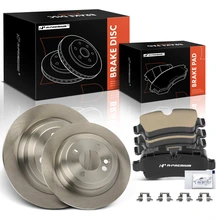 2009-2015 Mini Cooper Disc Brake Rotors Brake Pad, 6 Pcs, Rear Side, A-Premium, APBRPR1552