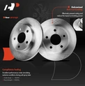 1998 Ford Taurus Brake Pad and Rotor Kit Set of 6 Rear Driver & Passenger A-Premium APBRPR320