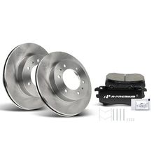 Front Disc Brake Rotors & Ceramic Brake Pads