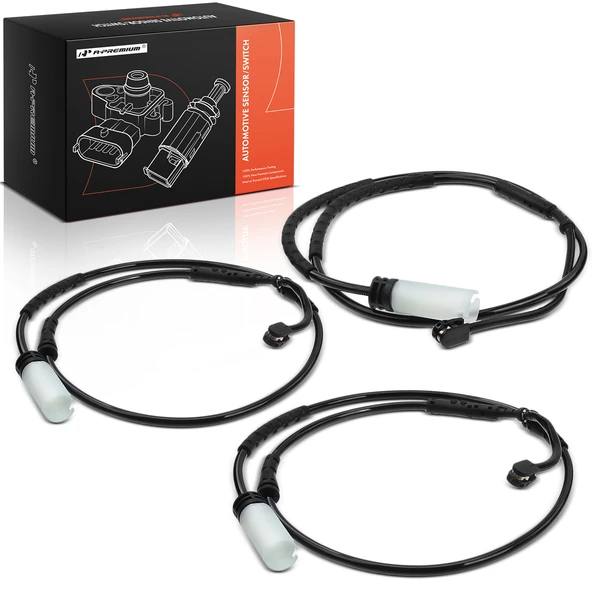 3 Pcs Front & Rear Disc Brake Pad Wear Sensor for 2011-2016 Mini Cooper Countryman