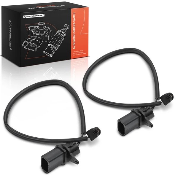 2 Pcs Front Disc Brake Pad Wear Sensor for Porsche Macan 2015-2018 V6 3.0L 3.6L