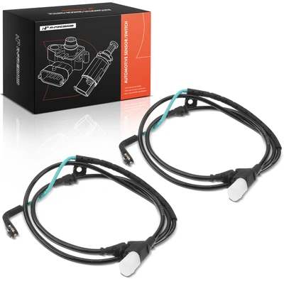 2 Pcs Front Disc Brake Pad Wear Sensor