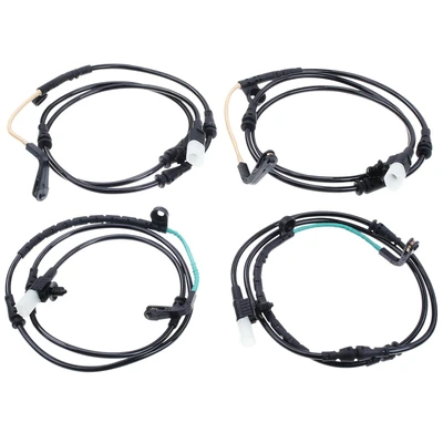 4 Pcs Front & Rear Disc Brake Pad Wear Sensor