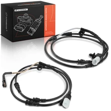 2 Pcs Front & Rear Disc Brake Pad Wear Sensor