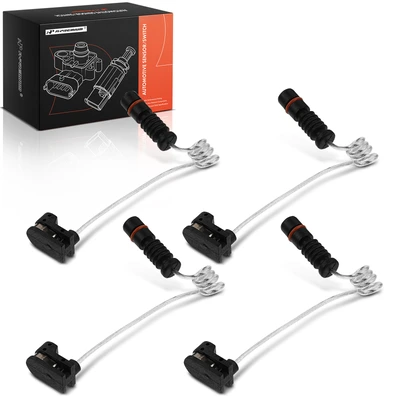 4 Pcs Front & Rear Disc Brake Pad Wear Sensor