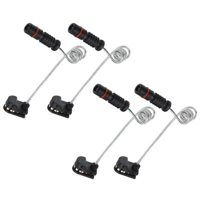 4 Pcs Front & Rear Disc Brake Pad Wear Sensor