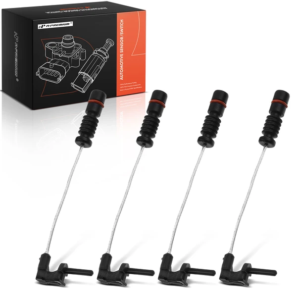 4 Pcs Front & Rear Disc Brake Pad Wear Sensor for 1975-1980 Mercedes-Benz 450SL