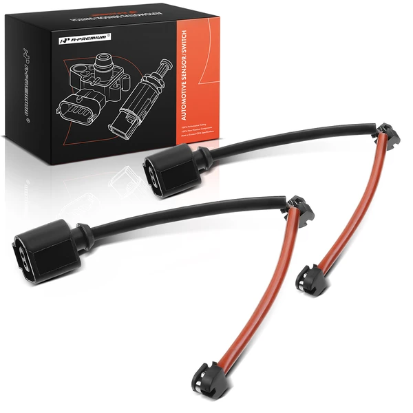 2 Pcs Rear Disc Brake Pad Wear Sensor for 2010-2020 Porsche Panamera