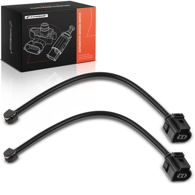 2 Pcs Front Disc Brake Pad Wear Sensor