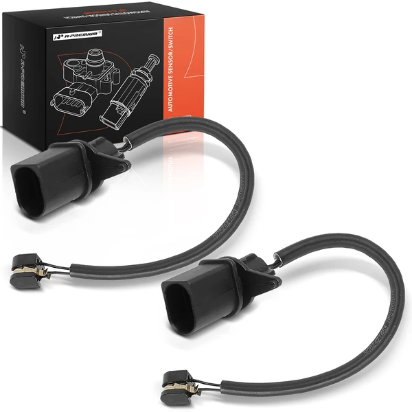 2 Pcs Rear Disc Brake Pad Wear Sensor for Audi R8 2008-2012 2014