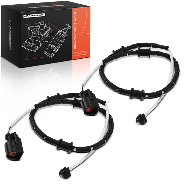 2 Pcs Front Disc Brake Pad Wear Sensor for Jaguar F-Type 14-20 XF 10-15 XJ 10-19 XK