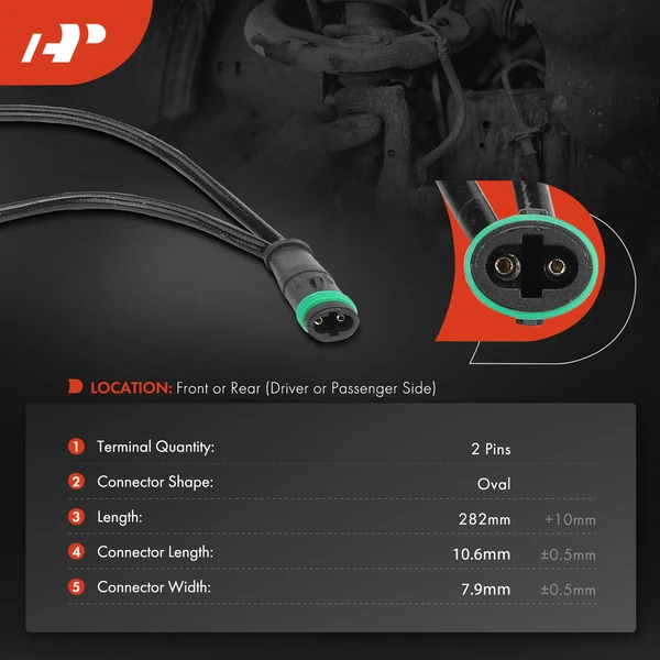 Disc Brake Pad Wear Sensor for Mercedes-Benz S63 AMG 20-21