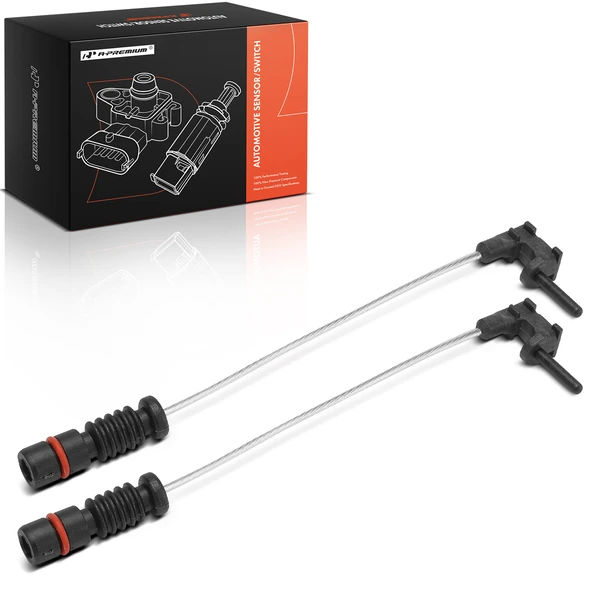 2 Pcs Front & Rear Disc Brake Pad Wear Sensor for Mercedes-Benz ML500 02-05 ML55 AMG