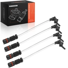 4 Pcs Front & Rear Disc Brake Pad Wear Sensor