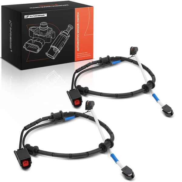 2 Pcs Front Disc Brake Pad Wear Sensor for Jaguar F-Type 15-21 XKR XKR-S