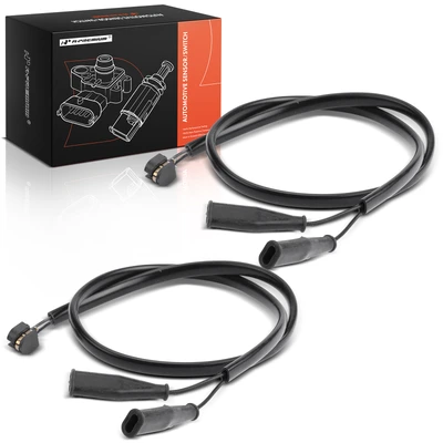 2 Pcs Rear Disc Brake Pad Wear Sensor