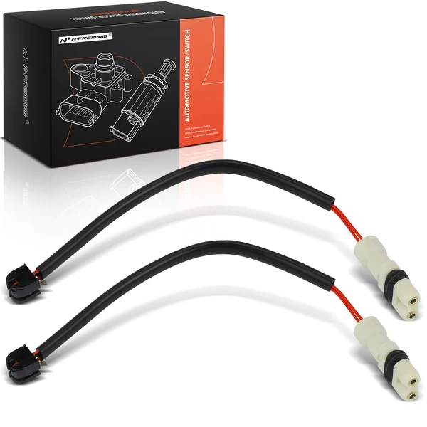 2 Pcs Front Disc Brake Pad Wear Sensor for Porsche 928 1986-1988