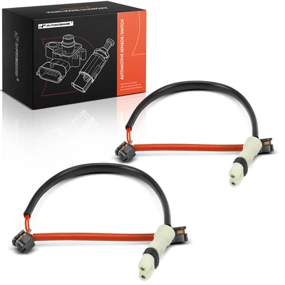 2 Pcs Front Disc Brake Pad Wear Sensor
