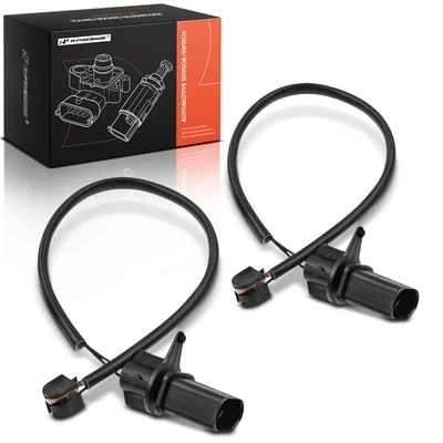 2 Pcs Front Disc Brake Pad Wear Sensor