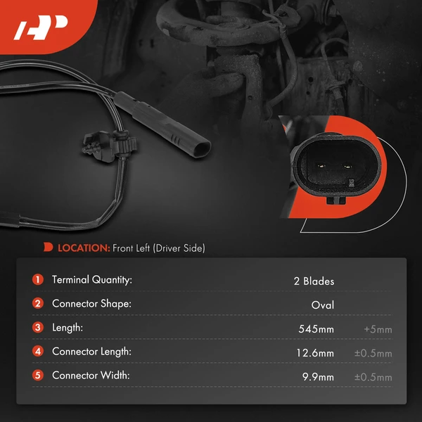 Front Driver Disc Brake Pad Wear Sensor for Buick Encore GX 2020-2025