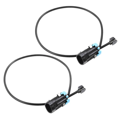 2 Pcs Front Disc Brake Pad Wear Sensor