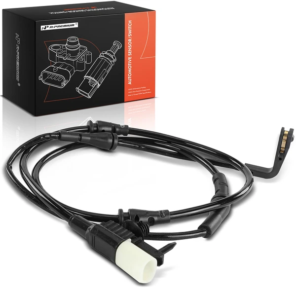 Front Driver or Passenger Disc Brake Pad Wear Sensor for Jaguar F-Pace 19-24 Land Rover 20