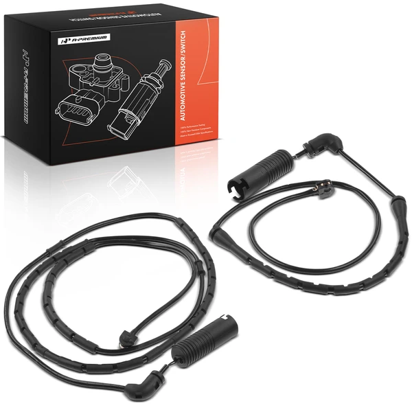 2 Pcs Front & Rear Disc Brake Pad Wear Sensor for 2001-2006 BMW M3