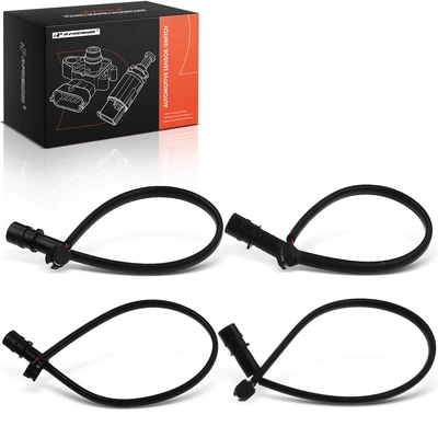 4 Pcs Front & Rear Side Disc Brake Pad Wear Sensor