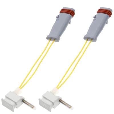 2 Pcs Front Driver Disc Brake Pad Wear Sensor