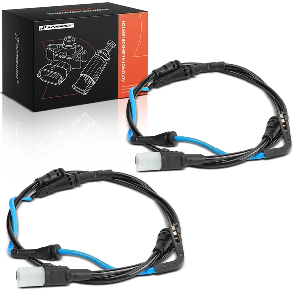 2 Pcs Front Disc Brake Pad Wear Sensor for Jaguar XE 18-20 XF 18-24