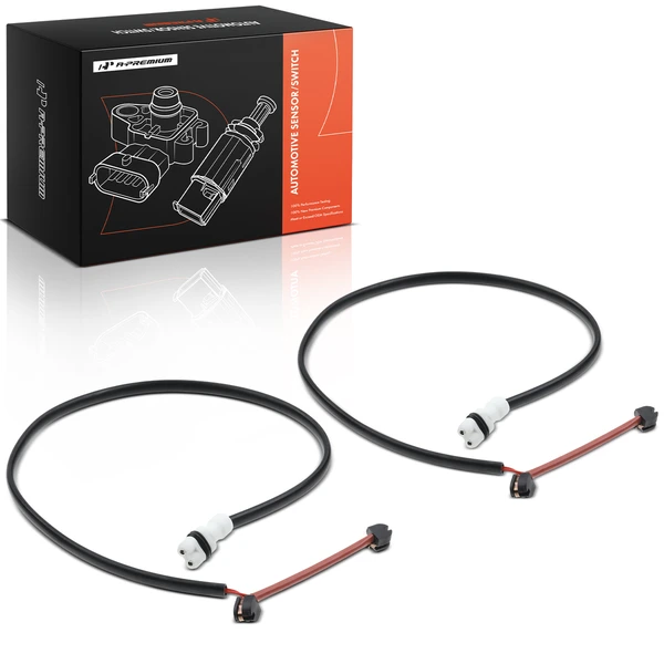 2 Pcs Rear Disc Brake Pad Wear Sensor for Porsche 911 1995-1998 H6 3.6L