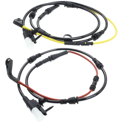 2 Pcs Front & Rear Disc Brake Pad Wear Sensor