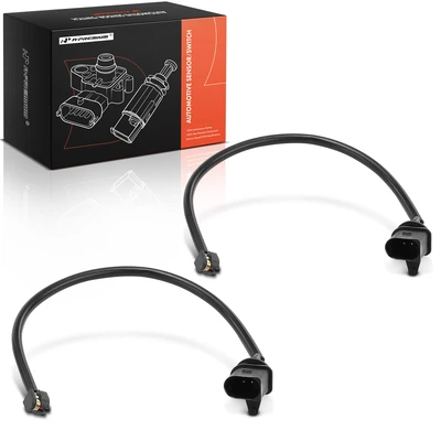 2 Pcs Front Disc Brake Pad Wear Sensor