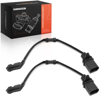 2 Pcs Rear Disc Brake Pad Wear Sensor