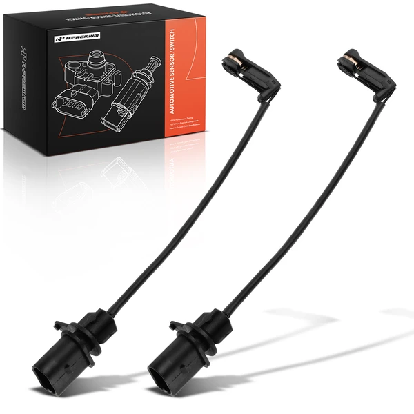 2 Pcs Rear Disc Brake Pad Wear Sensor for Audi A6 A6 Quattro RS5 S7 Porsche Macan