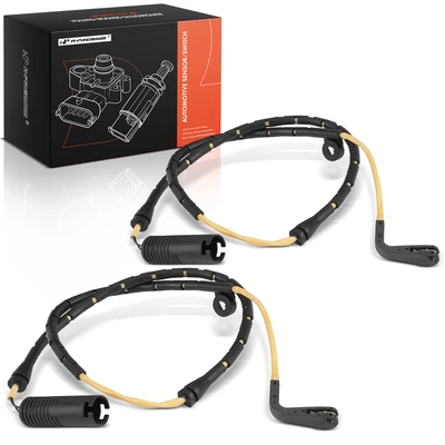 2 Pcs Front Disc Brake Pad Wear Sensor
