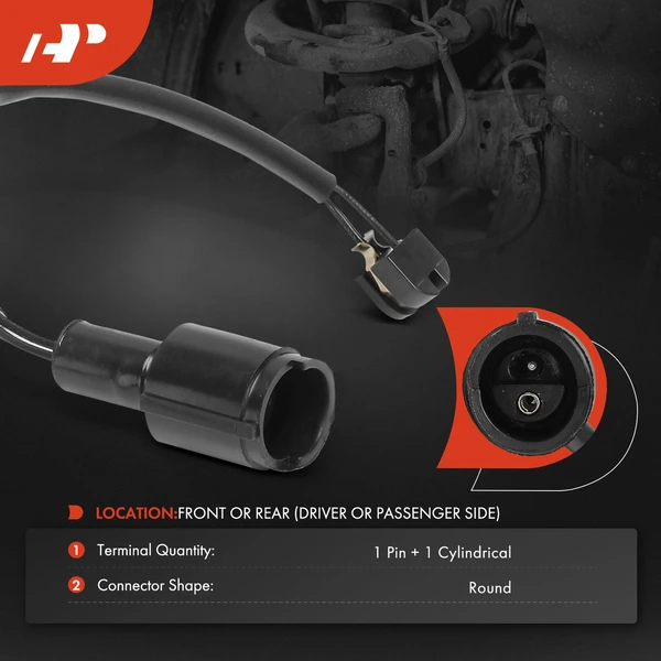 Disc Brake Pad Wear Sensor for BMW 525i 530i 535i 540i 735i 740i