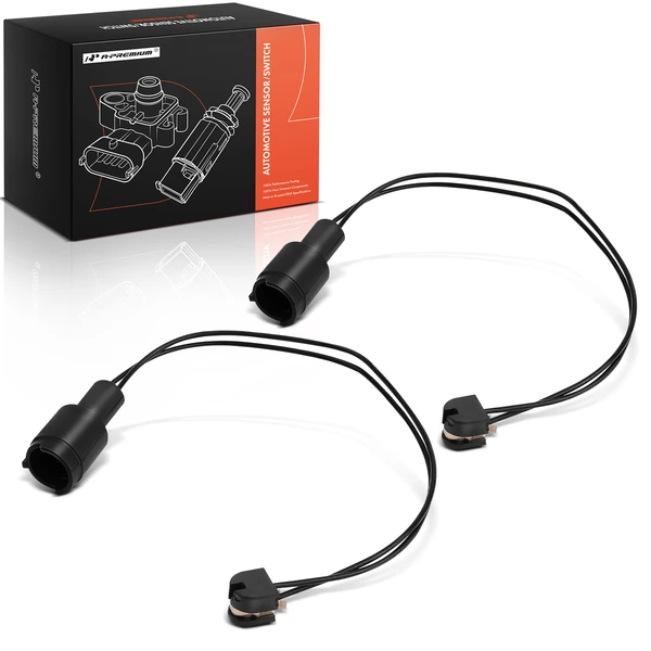 2 Pcs Disc Brake Pad Wear Sensor for 1988 BMW 535is