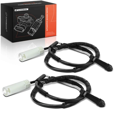 2 Pcs Front Disc Brake Pad Wear Sensor