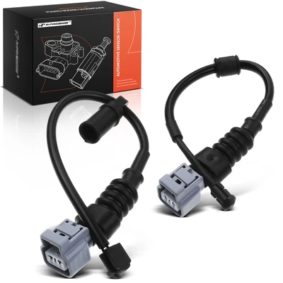 2 Pcs Front & Rear Disc Brake Pad Wear Sensor