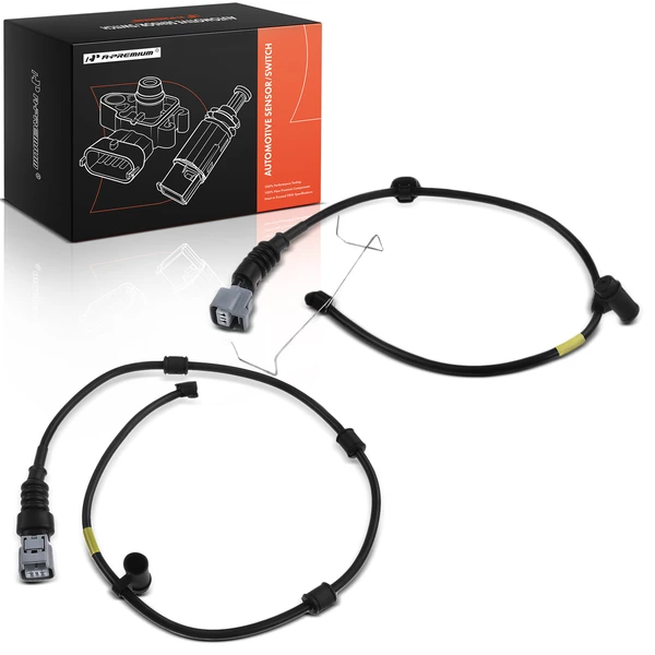 2 Pcs Front & Rear Disc Brake Pad Wear Sensor for Lexus LS460 07-17 LS600h 4.6L 5.0L