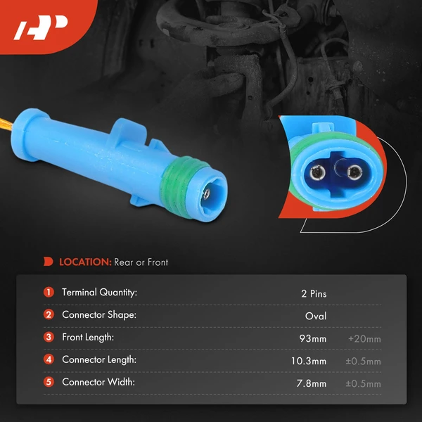 Front or Rear Brake Pad Wear Sensor for Mercedes-Benz C300 C350e C400 E300