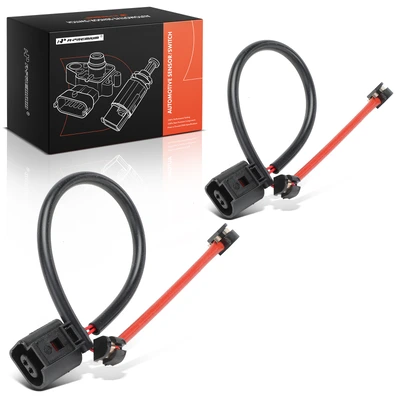 2 Pcs Front Disc Brake Pad Wear Sensor