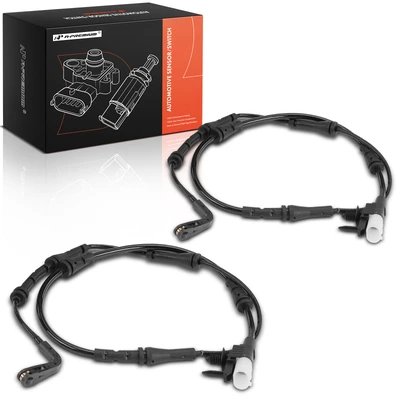 2 Pcs Rear Disc Brake Pad Wear Sensor with 2-Pin