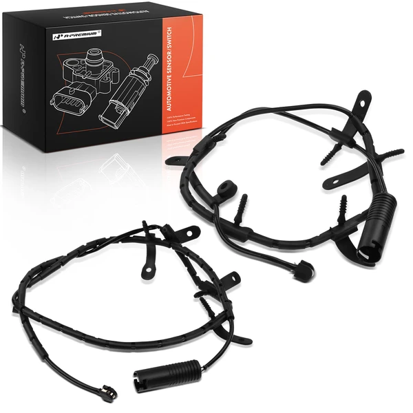 2 Pcs Front & Rear Disc Brake Pad Wear Sensor for 2003-2008 Mini Cooper